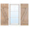 Farmhouse Paulownia Wood Window Shutters Set Rustic Barn Style Wall Decor For Indoor Or Outdoor Use 7