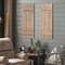 Farmhouse Paulownia Wood Window Shutters Set Rustic Wall Decor For Indoor  Outdoor Windows 3