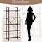 Rustic Industrial Bookcase With Metal Frame And Open Storage Shelves Tall Bookshelf For Modern  Vin 6