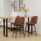 27 Swivel Bar Stools Set Of 2 Counter Height Chairs With Ergonomic Backrest  Footrest 0
