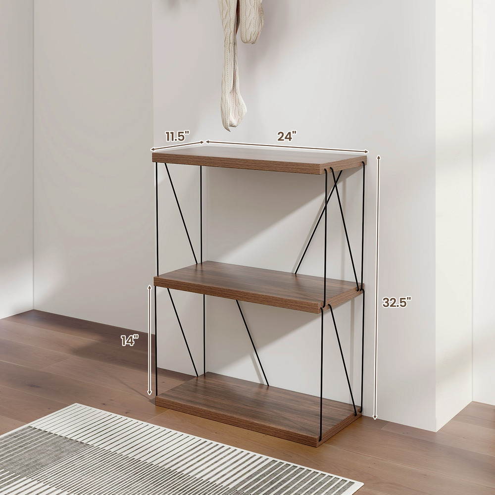 SpaceSaving Metal Display Rack Adjustable 2 To 5Tier Storage Shelf With Industrial Design 5