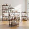 SpaceSaving Metal Display Rack Adjustable 2 To 5Tier Storage Shelf With Industrial Design 2