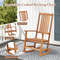 Patio Rocking Chair – Ergonomic High-Back Outdoor Rocker with Smooth Rocking Base for Ultimate Relaxation