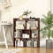 7 Cubes Open-Back Bookshelf with Anti-Toppling Devices – Sturdy & Spacious Storage Organizer