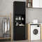 75 Inch Kitchen Pantry Cabinet – Tall Cupboard with Doors & Shelves for Organized Storage