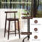 Counter Height Bar Chair Set of 2/4 – Acacia Wood Frame & Sturdy Supporting Legs for Home, Cafe, or Restaurant