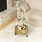 Modern Sofa Side Table On Lockable Wheels Versatile Rolling End Table For Living Room Bedroom  Stud 0