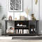 3Tier TV Stand With Power Outlet  USB Adjustable Shelf For 3250 TVs 1