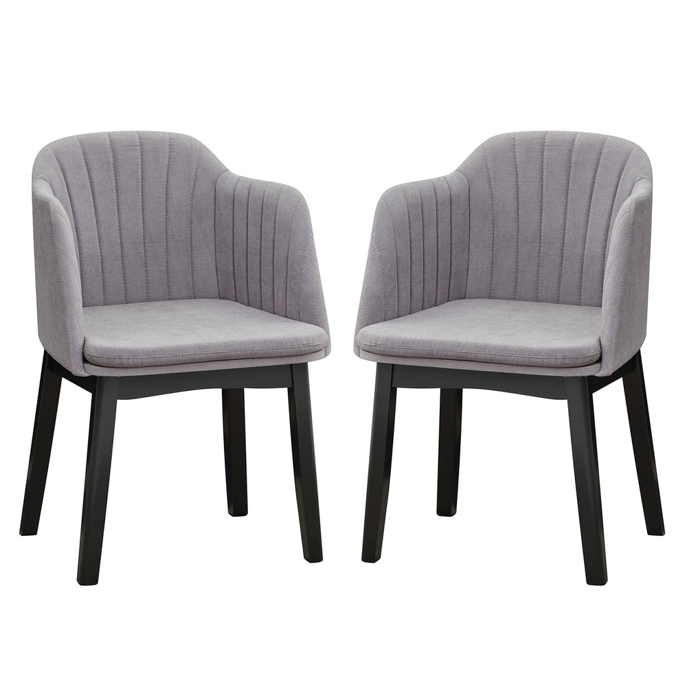 Modern Velvet Upholstered Dining Chairs Set Of 2 Curved Backrest Accent Chairs For Stylish Comfort 3