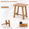 Premium Teak Shower Bench, Bathroom Shower Stool for Shaving Legs & Spa Bath