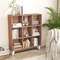 9Cube Bookcase With 6 Removable Shelves Raised Support Feet SpaceSaving Storage Solution 0