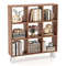 9Cube Bookcase With 6 Removable Shelves Raised Support Feet SpaceSaving Storage Solution 6