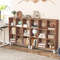 9Cube Bookcase With 6 Removable Shelves Raised Support Feet SpaceSaving Storage Solution 2