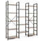 5 Tier Triple Wide Heavy Duty Metal Frame Industrial Bookshelf Sturdy & Spacious Storage Solution