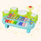 Interactive 3-in-1 Electronic Piano Xylophone Game Drum Set for Toddlers, Multi-Mode Musical Learning Toy