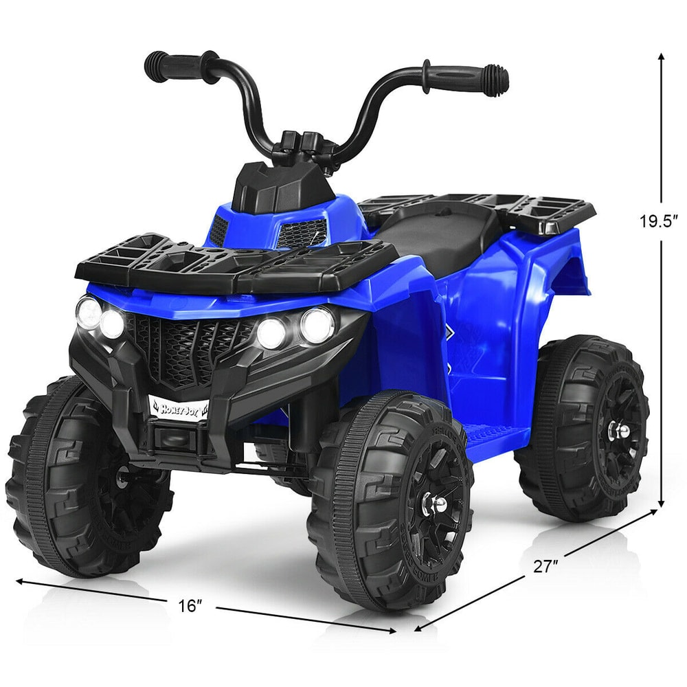 6V Battery Powered Kids Electric Ride On ATV With MP3 USB AUX ASTM Certified Adventure Quad 3