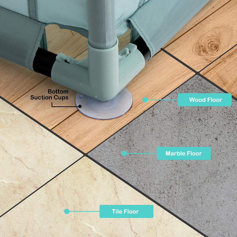 Large Infant Baby Playpen Safety Play Center Yard With 50 Ocean Balls Durable Oxford Fabric Play Ya 4