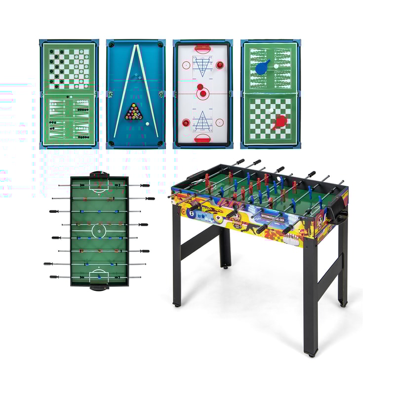 12in1 Combo Game Table Set With Foosball Air Hockey Pool Chess Ping Pong Ultimate Family Entertain 2