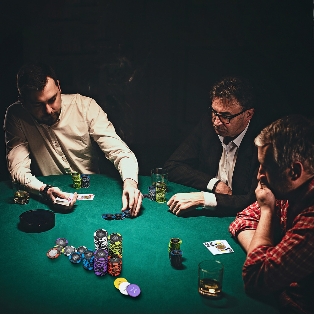 14 Gram Texas Holdem Poker Chip Set 300 Pieces Claytec Chips CasinoGrade 14 G Claytec Chips With Al 1