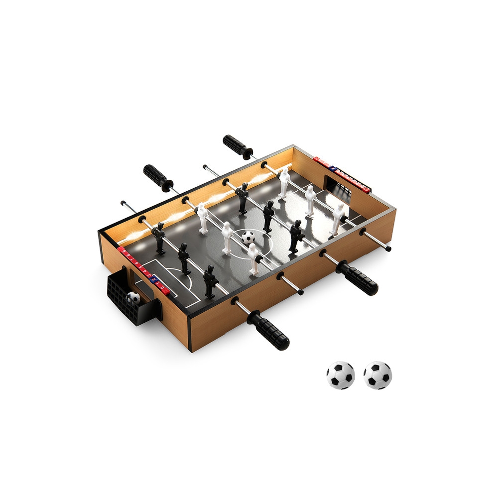 Game Room Size Football Table With Nonslip Handle LED Lights For Family Fun 2