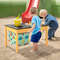 3in1 Kids Sand Water Activity Table With Foldable Storage Bin Versatile Sensory Play Storage Stati 0