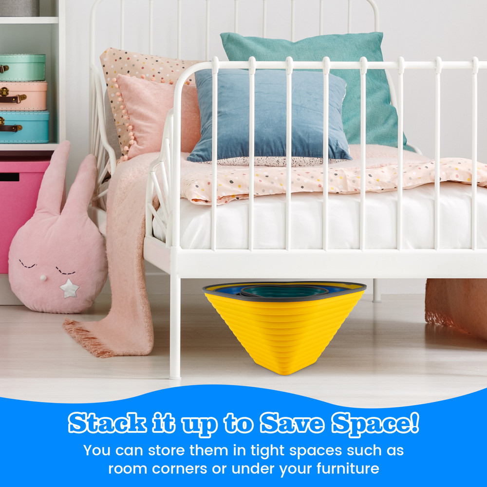 11 Pieces Kids Stepping Stones Stackable Balance Blocks Indoor Outdoor Motor Skill Confidence Buil 5