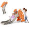 4in1 Indoor Slide For Kids With Basketball Hoop And Rings Foldable Toddler Playset For Motor Skill 6