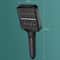 Adjustable Pressurized Square Large Panel Shower Head Portable High Pressure Shower Nozzle Black