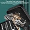 Adjustable Pressurized Square Large Panel Shower Head Portable High Pressure Shower Nozzle Black