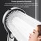 Pressurized Adjustable Round Panel Rainfall Shower Head Nozzle Silver