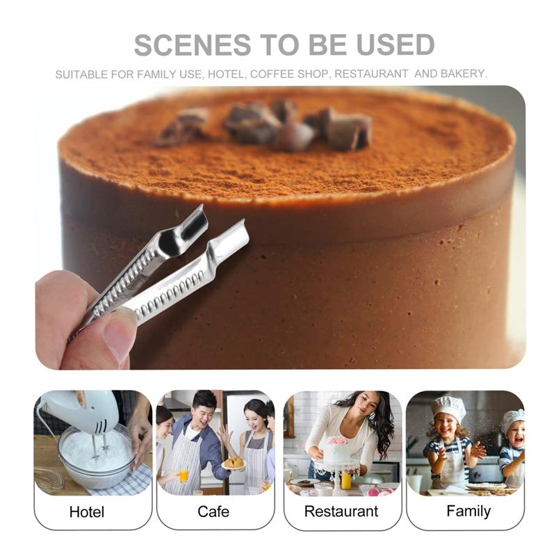 Stainless Steel Cake Lace Clip Pastry Cake Clamp Baking Tools for Precise Cake Decorating