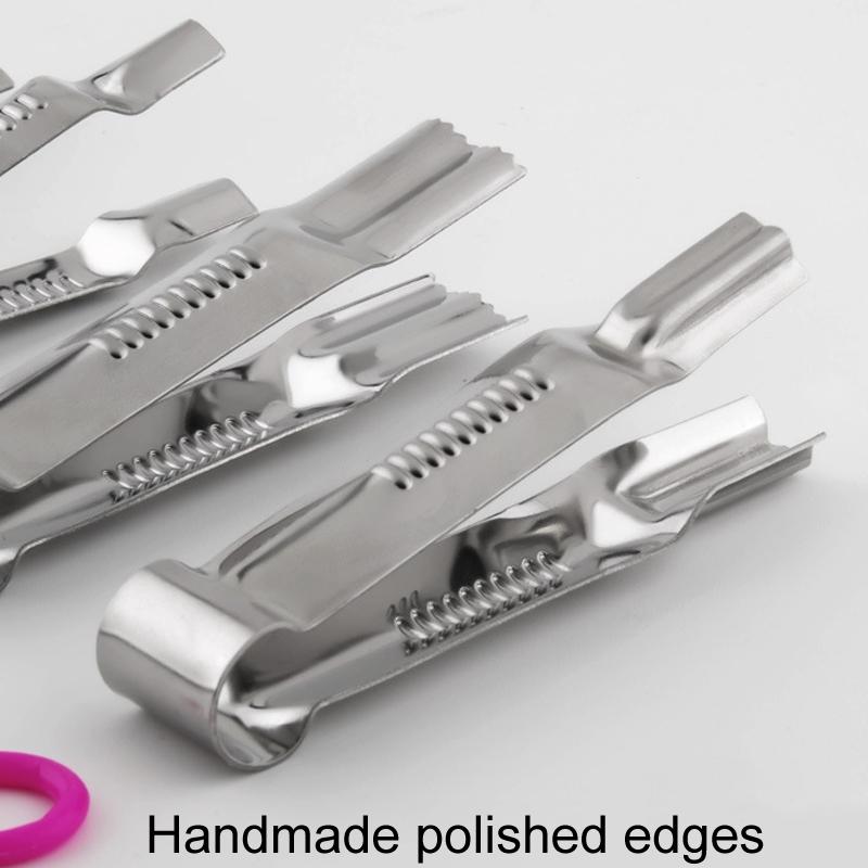 Stainless Steel Cake Lace Clip Pastry Cake Clamp Baking Tools for Precise Cake Decorating