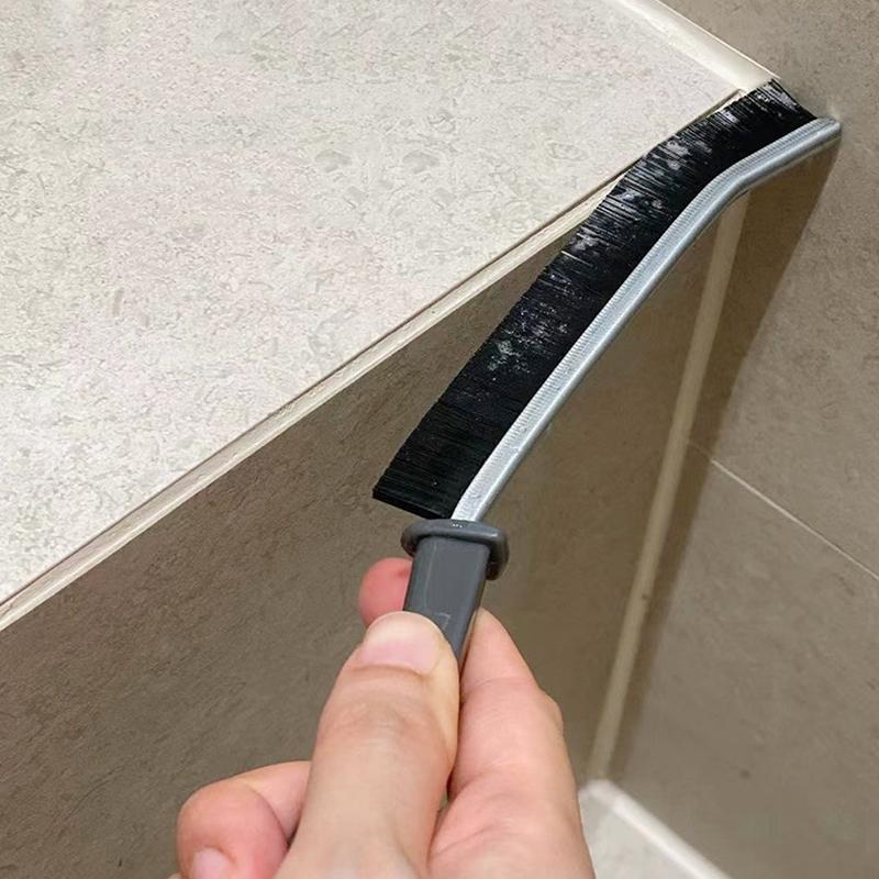 Crevice Cleaning Brush for Tile Corners, Groove & Window Frame Multi Purpose Stiff Brush
