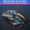 USB RGB Gaming Mouse Wired Ergonomic Adjustable DPI Black