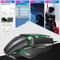 USB RGB Gaming Mouse Wired Ergonomic Adjustable DPI Black