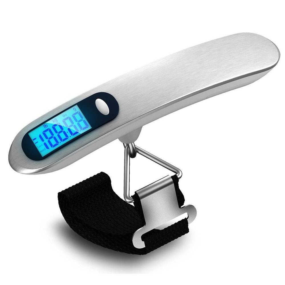 Portable Stainless Steel Digital Luggage Scale Handheld Travel Baggage Weight Scale