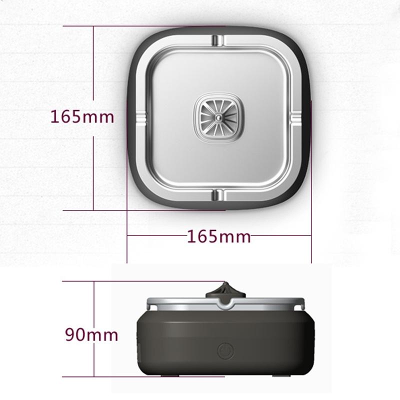 Portable Smoke Eliminator Ashtray Air Purifier with HEPA Filtration and Negative Ion Technology