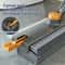 Scrub Brush with Long Handle, V-Shaped Grout Brush & Squeegee for Tile & Bathroom Cleaning