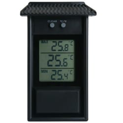 eaves shape outdoor waterproof digital thermometer for garden & refrigerator temperature monitoring