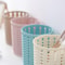 Hollow Cylinder Desk Organizer Pen Holder Makeup Brush Holder Storage Container
