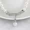 Bridal Pearl Necklace and Earrings Set Rhinestone Wedding Jewelry Set for Brides