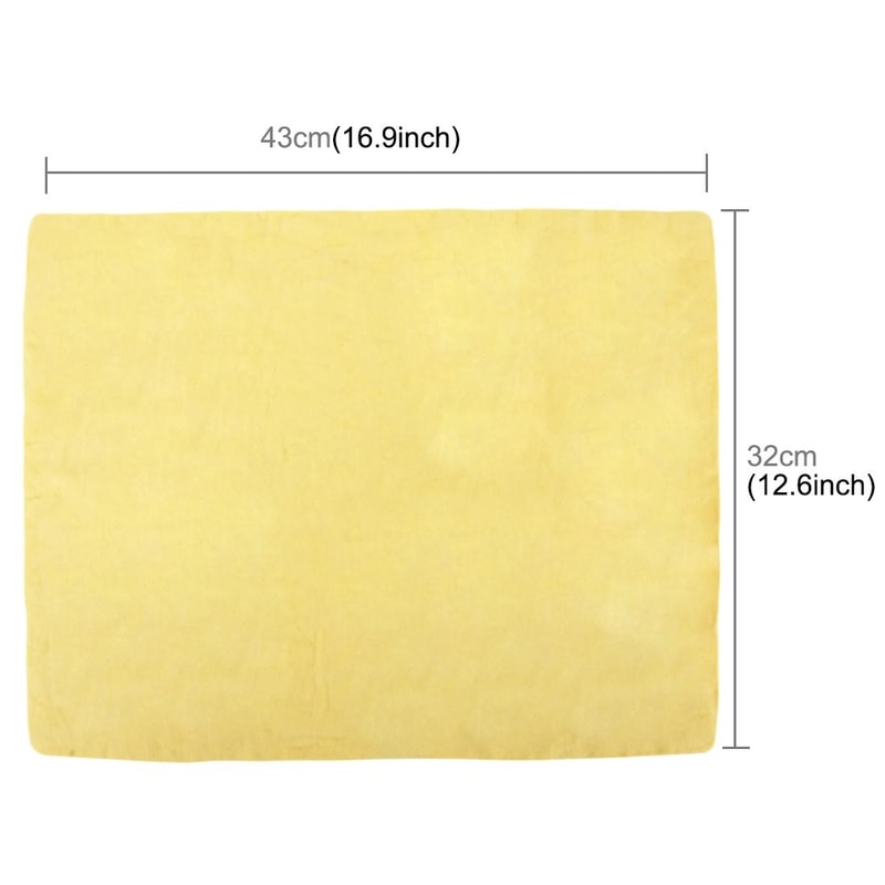 PVA Chamois Car Drying Towel Super Absorbent Synthetic Shammy Cloth For Auto Care 3