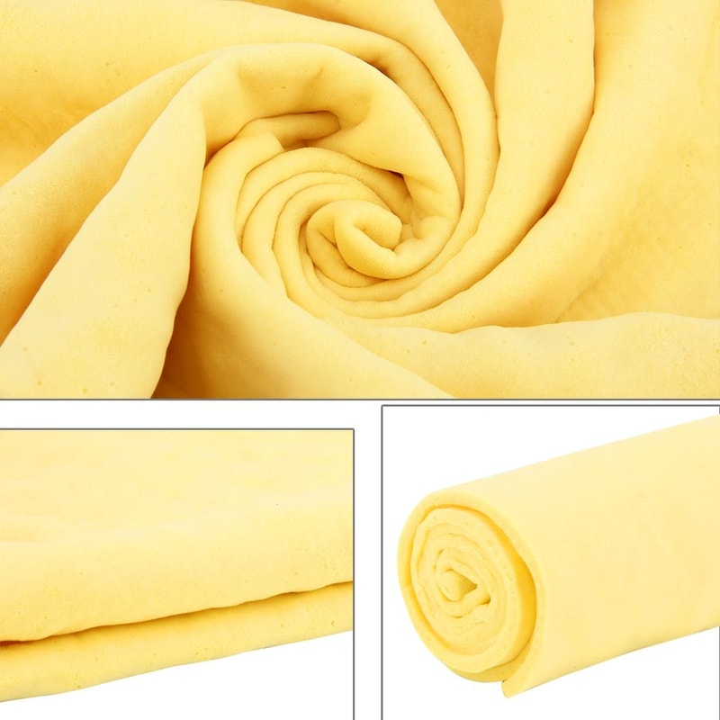 PVA Chamois Car Drying Towel Super Absorbent Synthetic Shammy Cloth For Auto Care 4