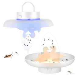 mosquito trap indoor outdoor flea trap insect catcher led light white