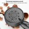 Pressurized Handheld Shower Head with Pause Button High Pressure Water Saving Titanium Gray