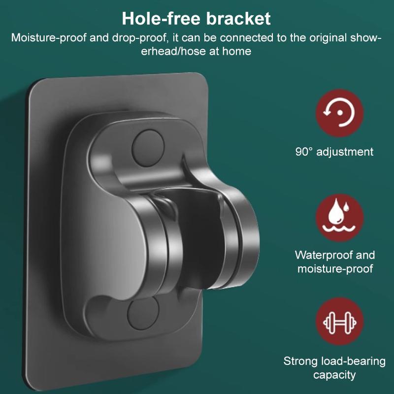 Pressurized Handheld Shower Head with Pause Button High Pressure Water Saving Titanium Gray