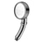 Dual Use High Pressure Handheld & Overhead Shower Head Metal Gray