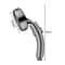 Dual Use High Pressure Handheld & Overhead Shower Head Metal Gray