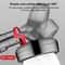 Dual Use High Pressure Handheld & Overhead Shower Head Metal Gray