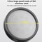 Dual Use High Pressure Handheld & Overhead Shower Head Metal Gray
